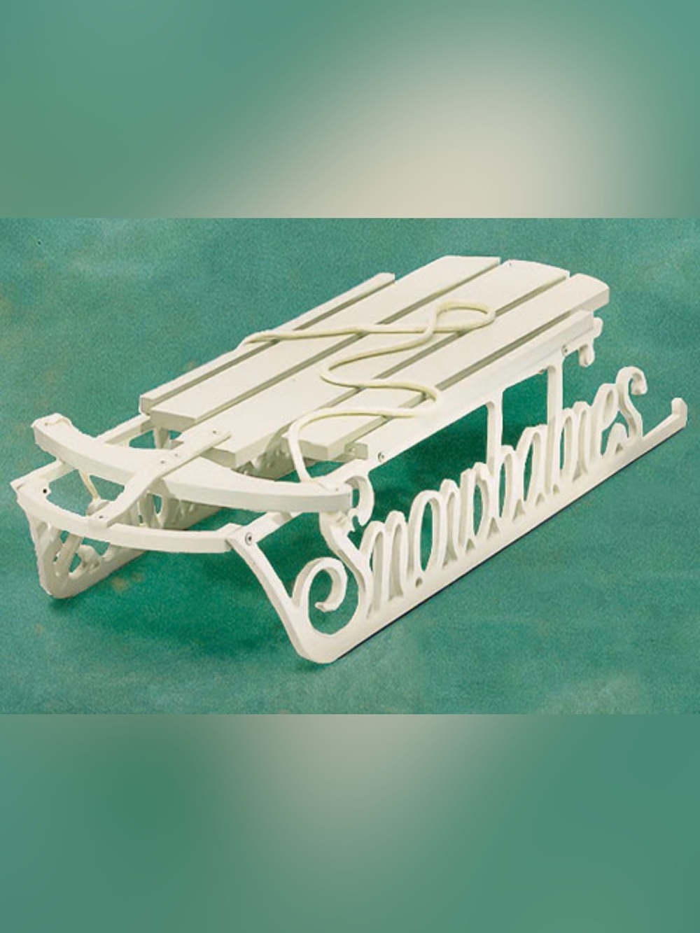 Department 56 Snowbabies Christmas Display Sled-EUC 56.68838- From The 90’s